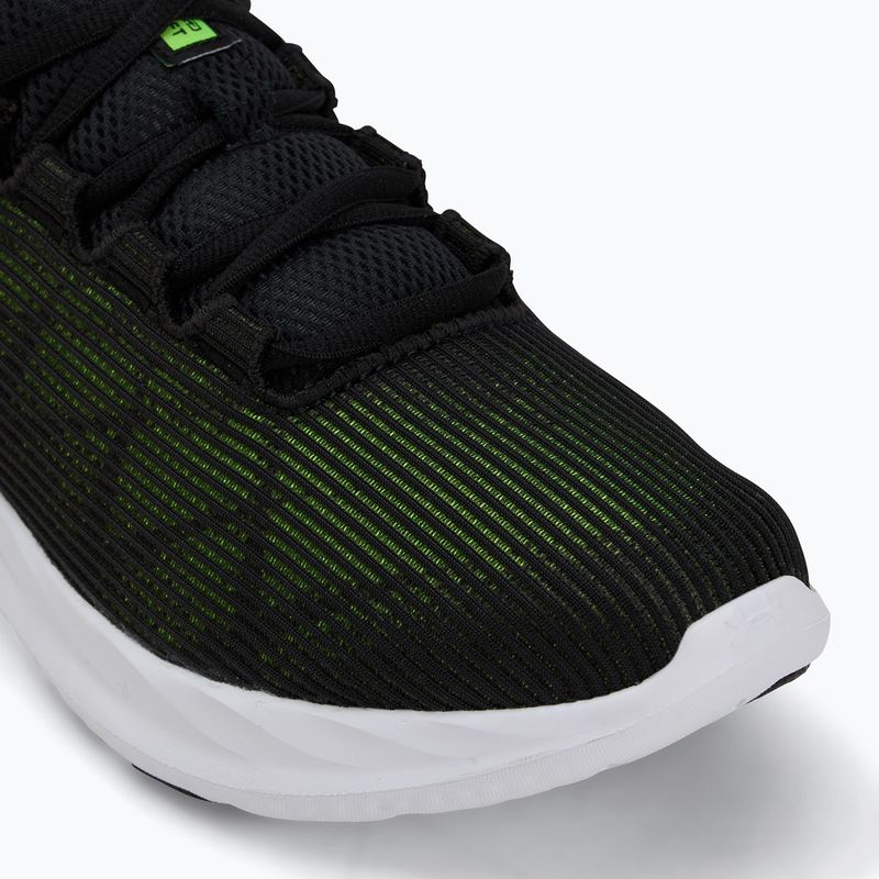 Pánske bežecké topánky Under Armour Charged Speed ​​Swift black/black/hyper green 7