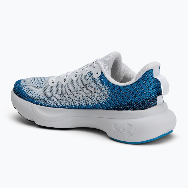 Pánske bežecké topánky Under Armour Infinite white/electric blue/white 3