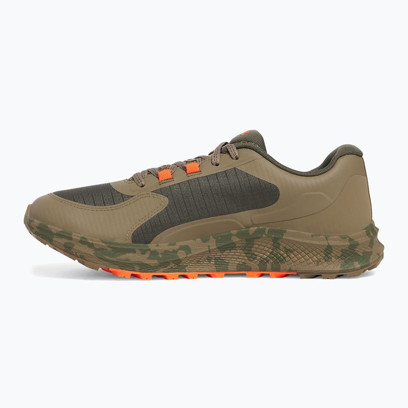 Pánske bežecké topánky Under Armour Charged Bandit Trail 3 marine od green/bayou/ares red 2