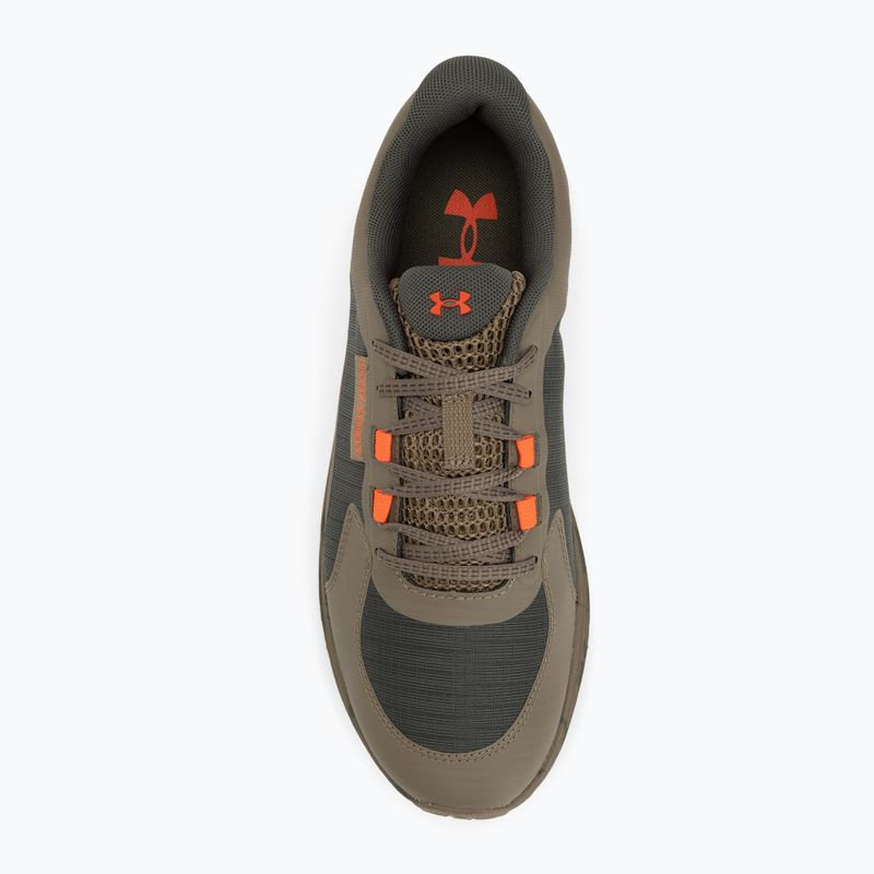 Pánske bežecké topánky Under Armour Charged Bandit Trail 3 marine od green/bayou/ares red 5
