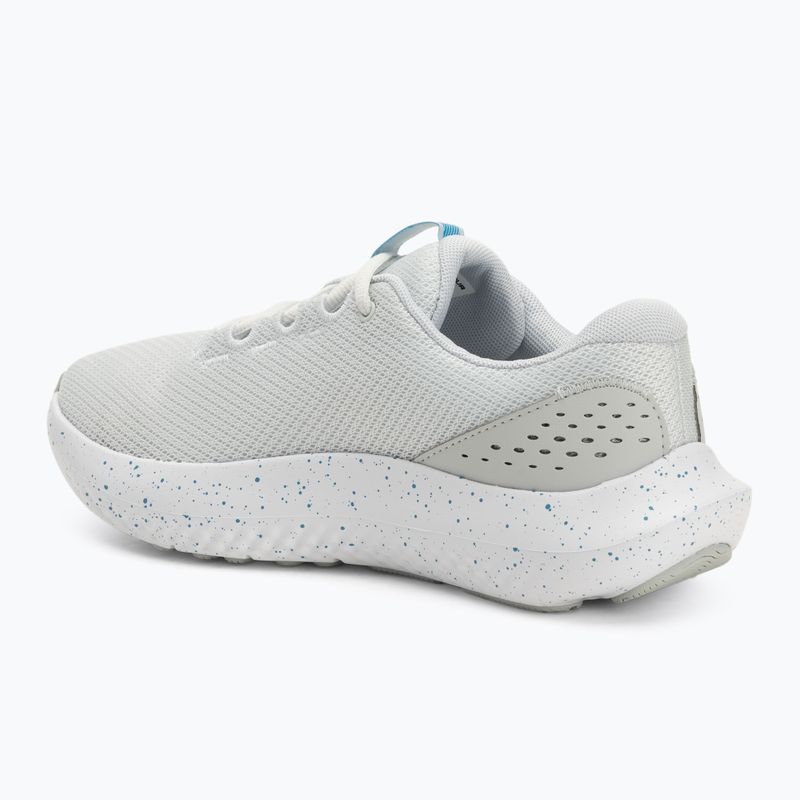 Dámske bežecké topánky Under Armour Charged Surge 4 distant gray/halo gray/ether blue 3