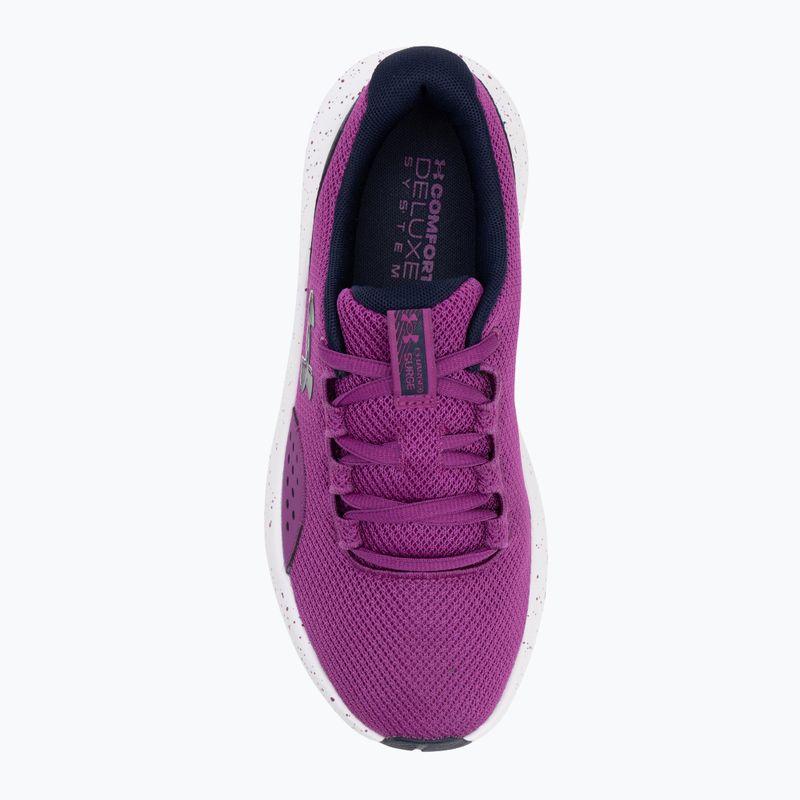 Dámske bežecké topánky Under Armour Charged Surge 4 andromeda purple/midnight navy/midnight navy 5