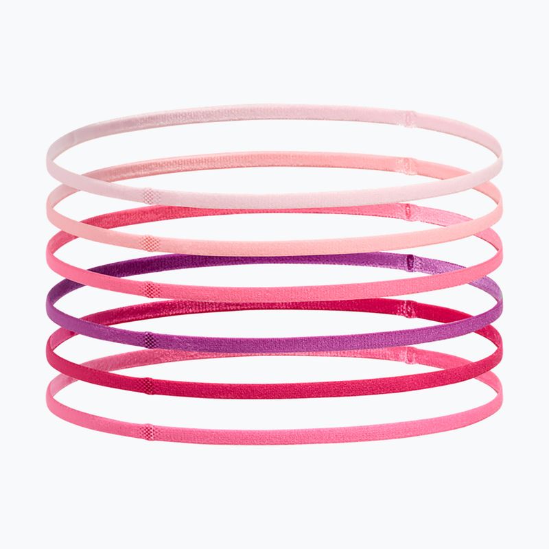 Detská čelenka Under Armour Mini Elastic 6 pcs prime pink/white 2