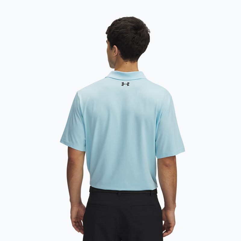 Pánske polo tričko Under Armour Matchplay Polo stream/black 2
