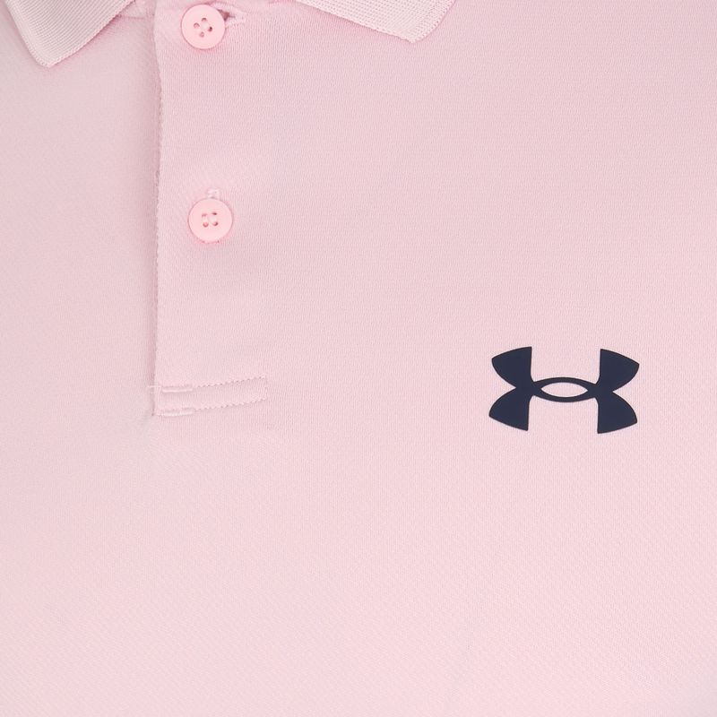 Pánske polo tričko Under Armour Matchplay Polo prime pink/midnight navy 3