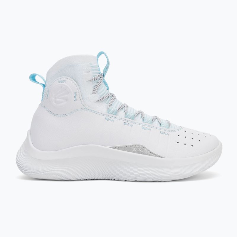 Basketbalová obuv Under Armour CURRY 4 FLOTRO white/stream/metallic silver 2