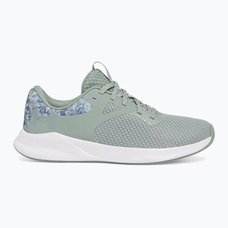 Dámske športové topánky Under Armour Charged Aurora 2+ silica green/white/metallic silica 8