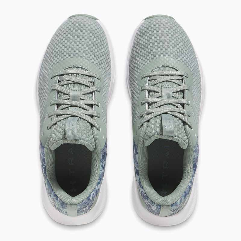 Dámske športové topánky Under Armour Charged Aurora 2+ silica green/white/metallic silica 11