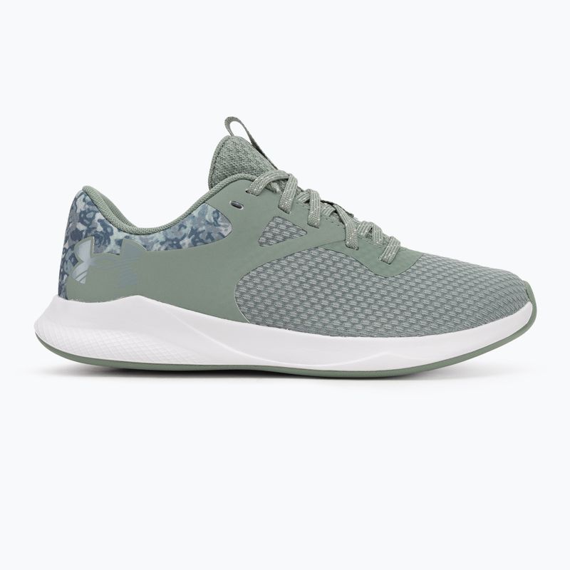 Dámske športové topánky Under Armour Charged Aurora 2+ silica green/white/metallic silica 2