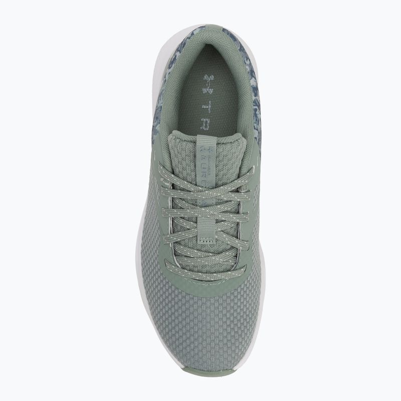 Dámske športové topánky Under Armour Charged Aurora 2+ silica green/white/metallic silica 5