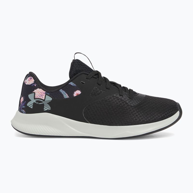 Dámske športové topánky Under Armour Charged Aurora 2+ black/hydro green/metallic warm silver 8