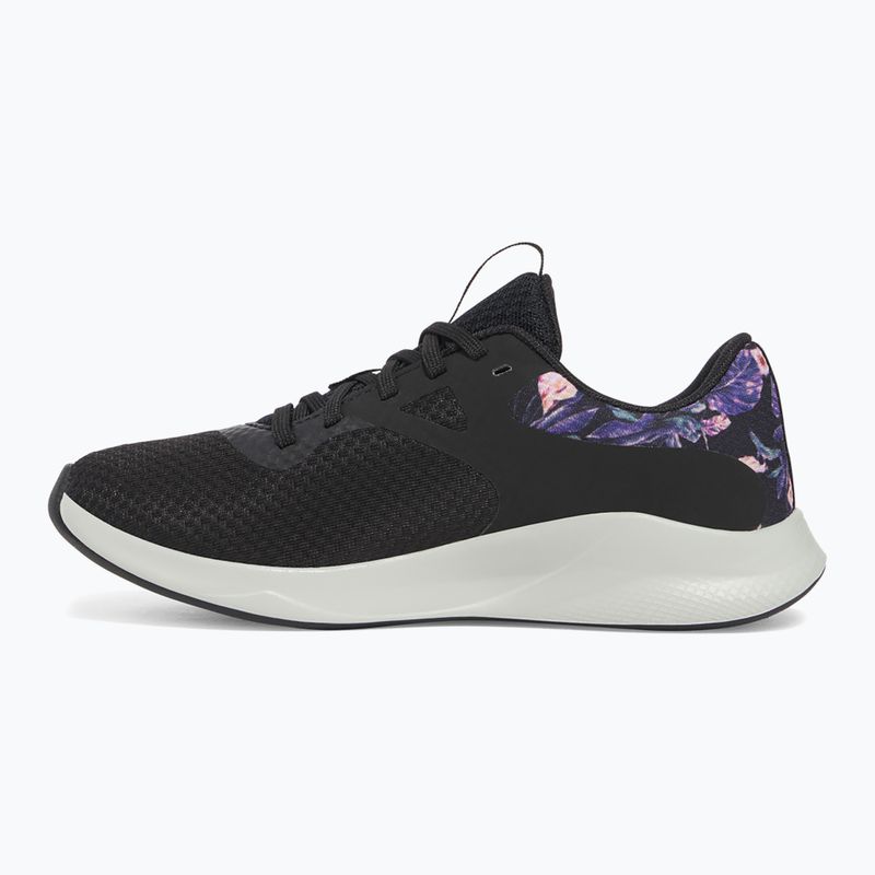 Dámske športové topánky Under Armour Charged Aurora 2+ black/hydro green/metallic warm silver 9