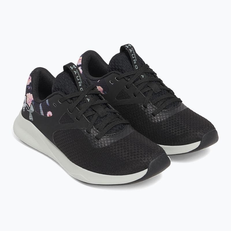Dámske športové topánky Under Armour Charged Aurora 2+ black/hydro green/metallic warm silver 10