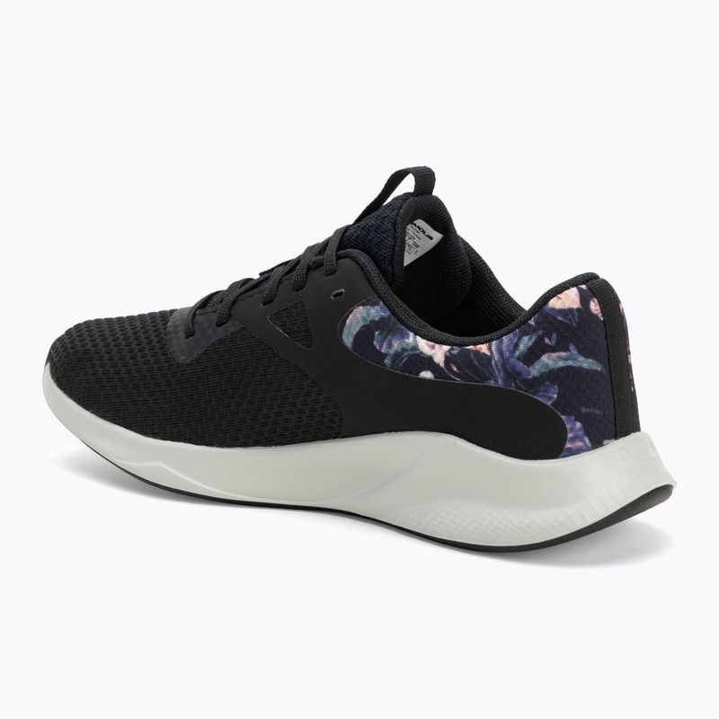 Dámske športové topánky Under Armour Charged Aurora 2+ black/hydro green/metallic warm silver 3