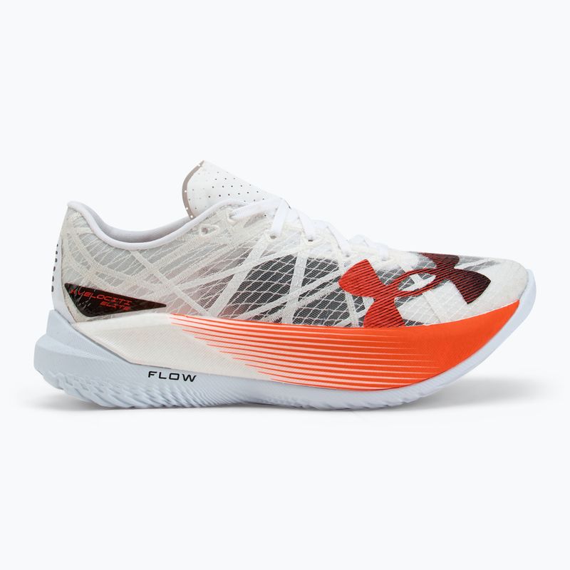 Pánske bežecké topánky Under Armour Velocity Elite 2 white/ares red/black 2