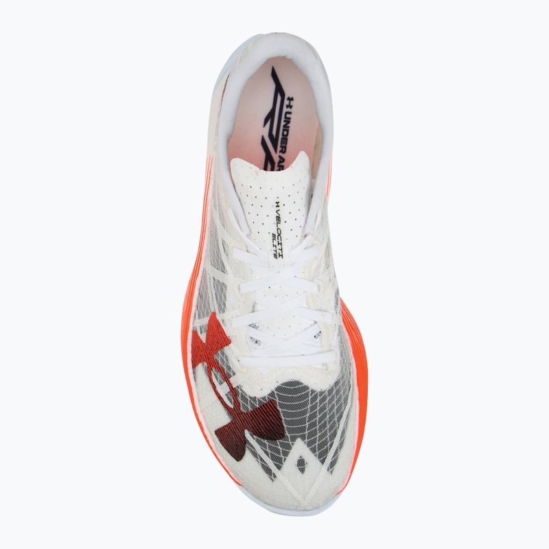 Pánske bežecké topánky Under Armour Velocity Elite 2 white/ares red/black 5