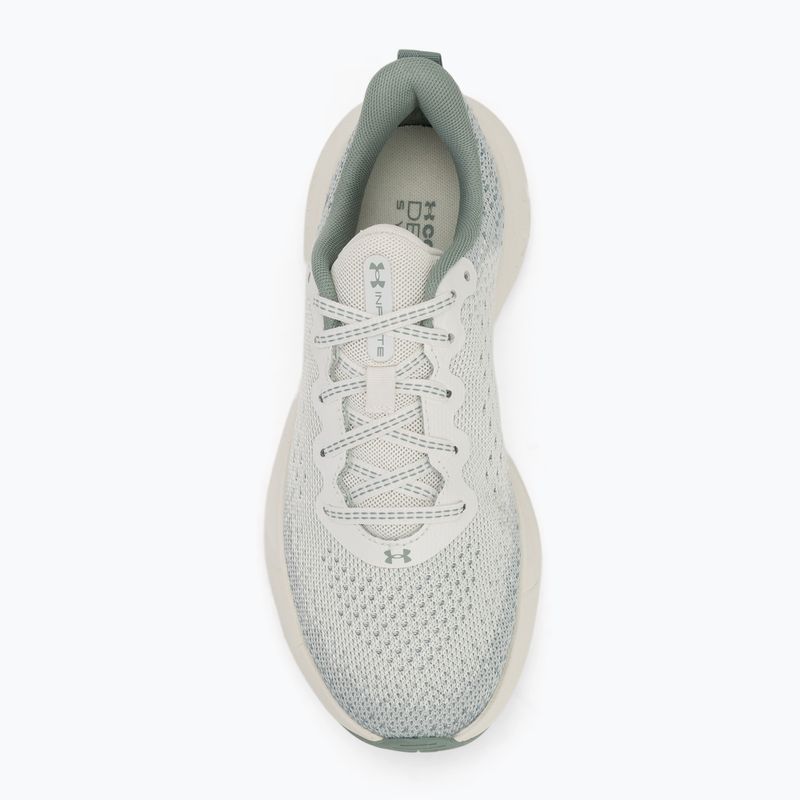 Dámska bežecká obuv Under Armour Infinite white quartz/silica green/metallic silica 5