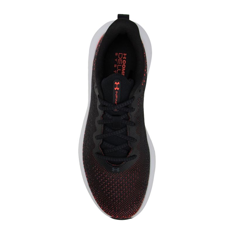 Pánske bežecké topánky Under Armour Infinite black/ares red/black 5