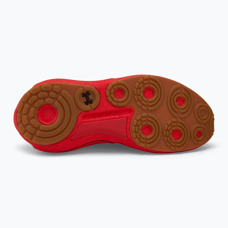 Pánske topánky Under Armour Phantom 4 black/lava red/metallic silver 4