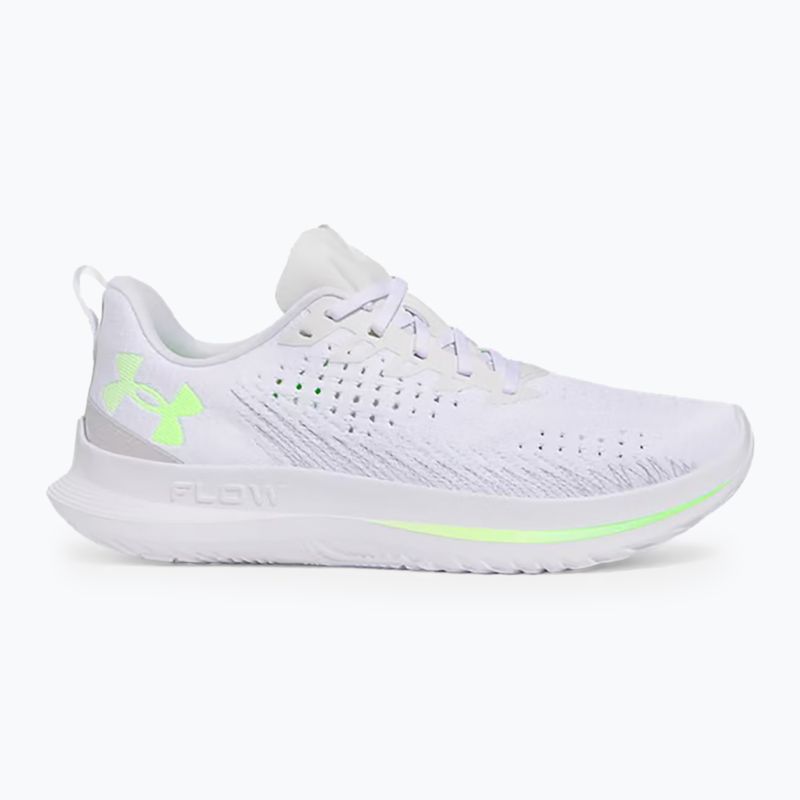 Pánske bežecké topánky Under Armour Velociti 4 white/white/hyper green 8