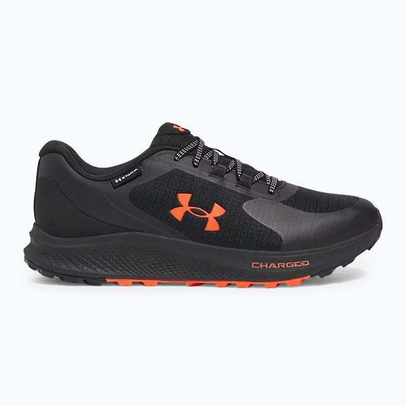 Pánske bežecké topánky Under Armour Charged Bandit Trail 3 black/black/fire 8