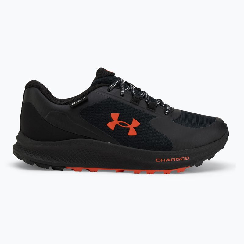 Pánske bežecké topánky Under Armour Charged Bandit Trail 3 black/black/fire 2