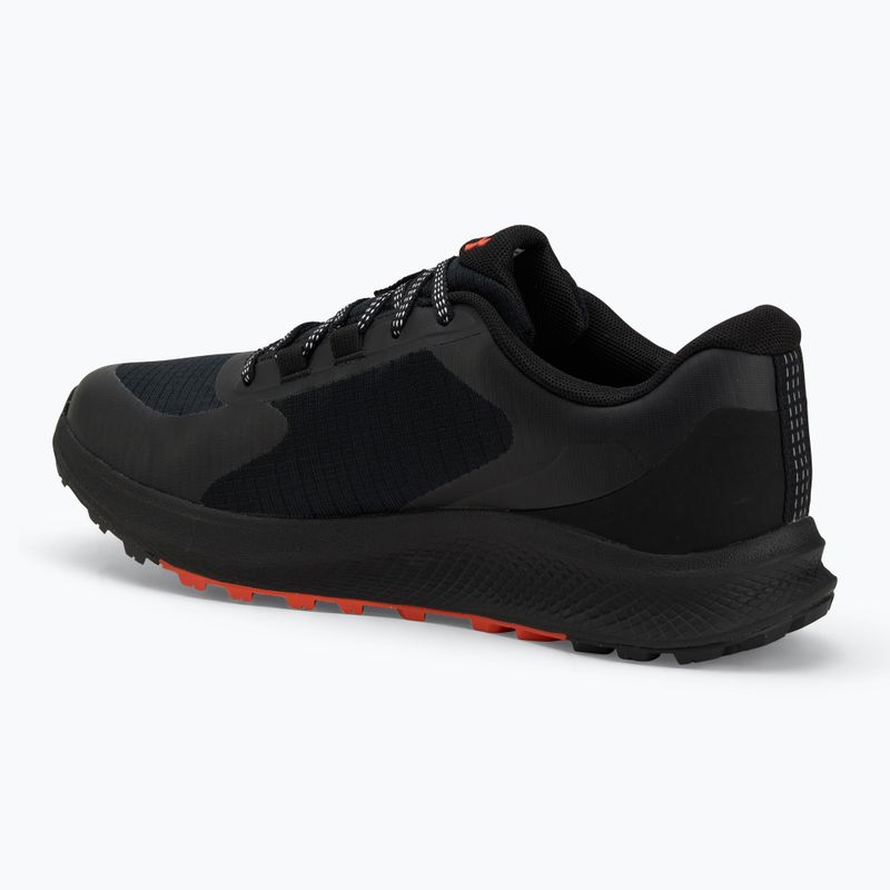 Pánske bežecké topánky Under Armour Charged Bandit Trail 3 black/black/fire 3