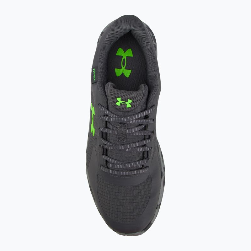 Pánske bežecké topánky Under Armour Charged Bandit Trail 3 castlerock/steel/hyper green 5
