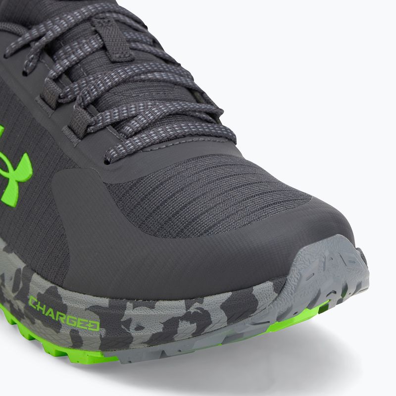 Pánske bežecké topánky Under Armour Charged Bandit Trail 3 castlerock/steel/hyper green 7