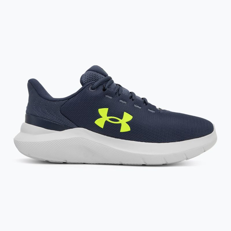 Pánske bežecké topánky Under Armour Phade RN 3 downpour gray/downpour gray/hyper green 2