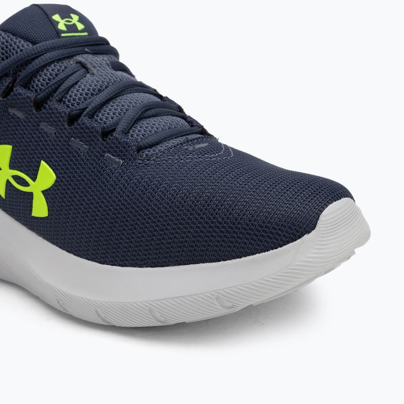 Pánske bežecké topánky Under Armour Phade RN 3 downpour grey/downpour grey/hyper green 7