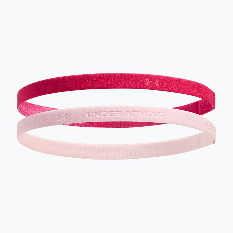 Čelenka Under Armour Mini Bands (2 ks) odtieň fuchsiová/prémiová ružová