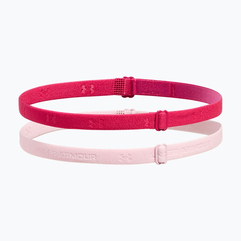 Čelenka Under Armour Mini Bands (2 ks) odtieň fuchsiová/prémiová ružová 2