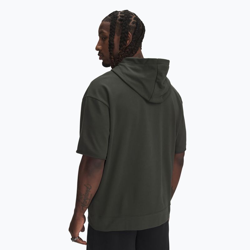 Pánska mikina Under Armour Project Rock Terry Hoody baroque green / baroque green 2
