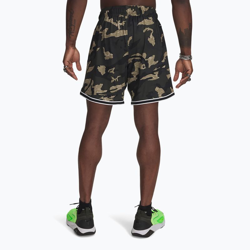 Pánske šortky Under Armour Project Rock Mesh barokový green / white 3