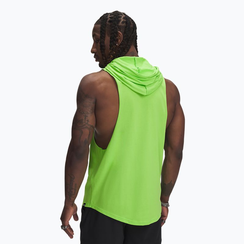 Pánska mikina Under Armour Project Rock Wire SL cyber green/black 2