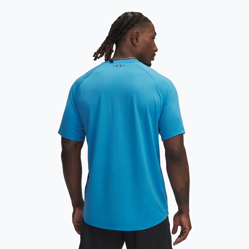 Pánske tréningové tielko Pánske tréningové tričko Under Armour Tech Fade blue/midnight navy/midnight navy 2