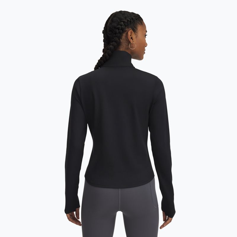 Dámske tričko Longsleeve Under Armour Motion 1/2 Zip black/white 2