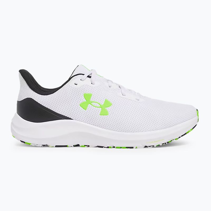 Pánske bežecké topánky Under Armour Charged Pursuit 4 white/black/hyper green 8
