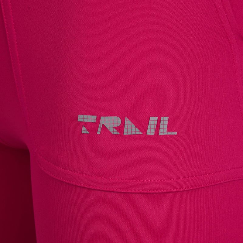 Dámske šortky Under Armour Trail Run Fitted shaded fuchsia/black 4