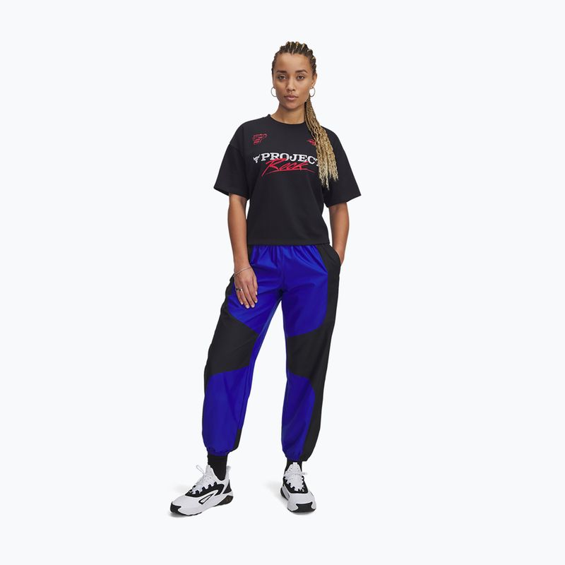 Dámske tréningové nohavice Under Armour Project Rock Woven Bottom black 2