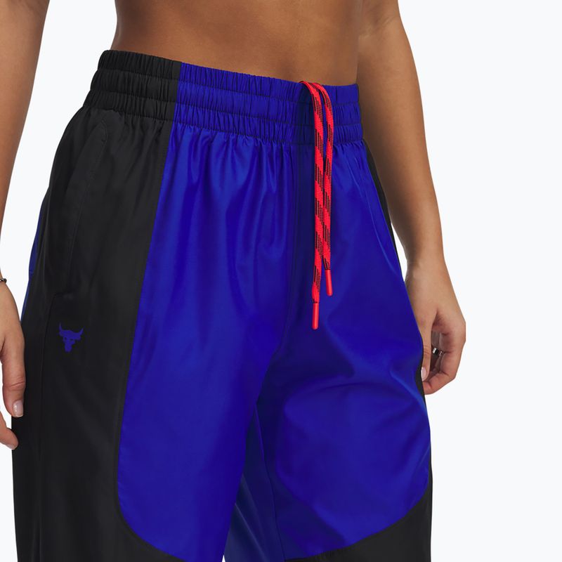 Dámske tréningové nohavice Under Armour Project Rock Woven Bottom black 4