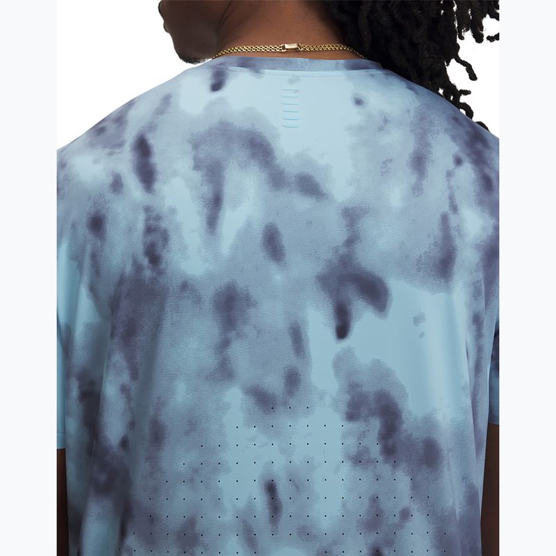 Pánske bežecké tričko Under Armour Launch Elite Print stream/reflective 4