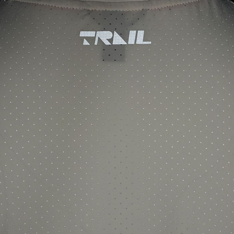 Pánske bežecké tričko Under Armour Trail Run Zip stone/noble gold/reflective 5