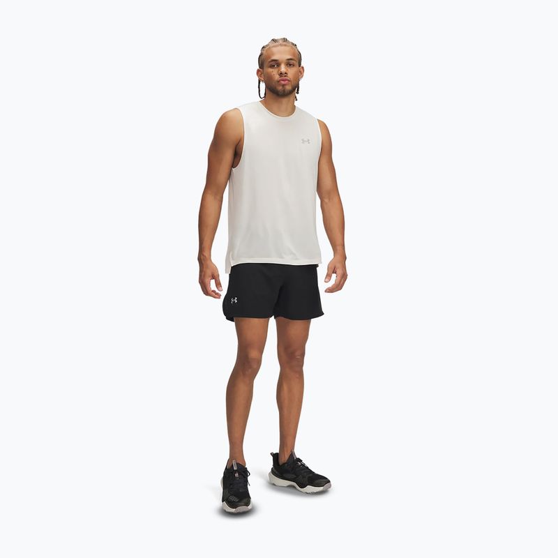 Pánske bežecké šortky Under Armour Trail Run Launch black / reflexné 2