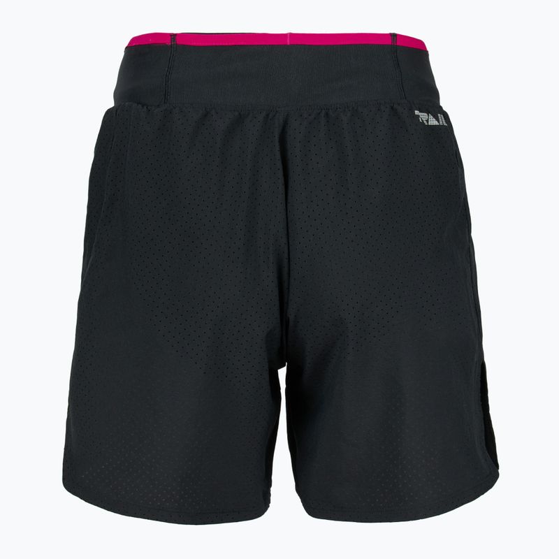 Pánske bežecké šortky Under Armour Trail Run Launch black / reflexné 5