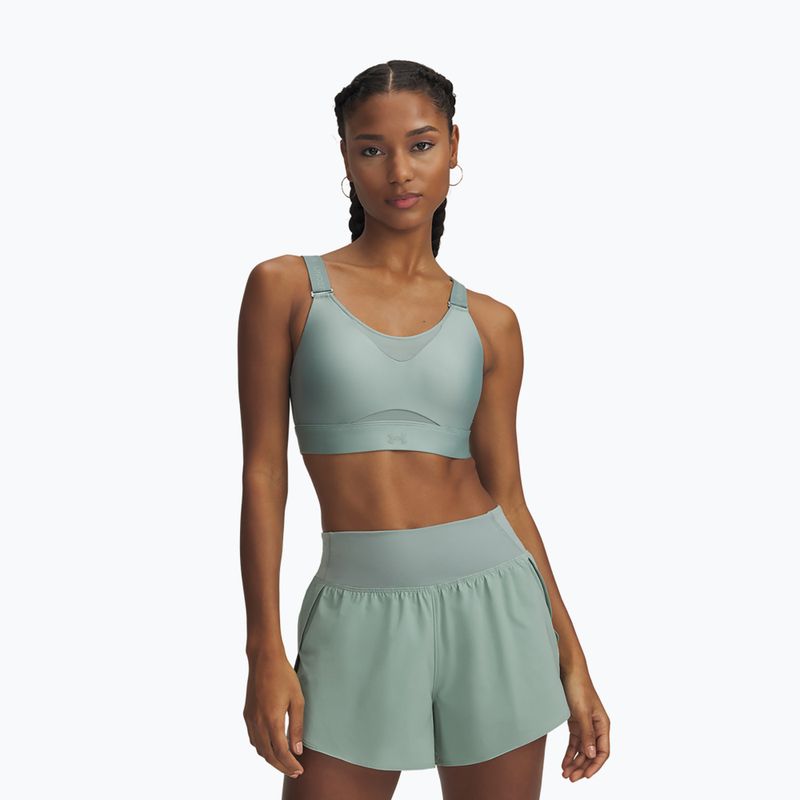Fitness podprsenka Under Armour Infinity High 2.0 silica green