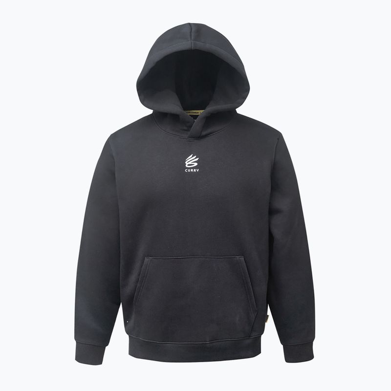 Pánska mikina Under Armour Curry Splash Hoodie black / white clay 4
