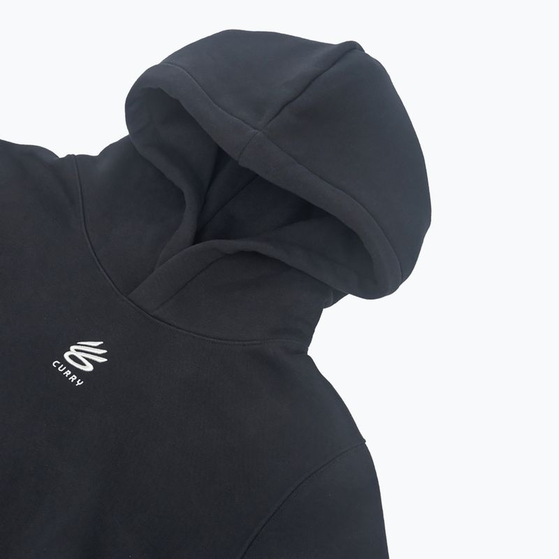 Pánska mikina Under Armour Curry Splash Hoodie black / white clay 6