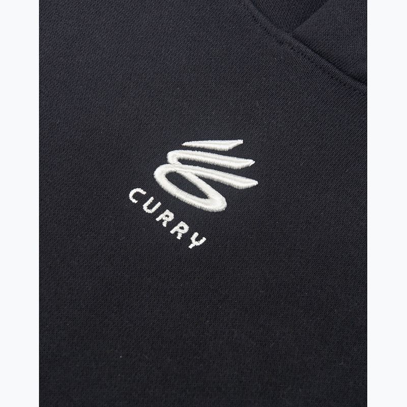 Pánska mikina Under Armour Curry Splash Hoodie black / white clay 7